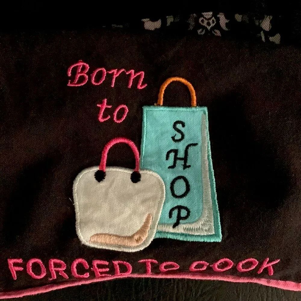 ❤️Pretty “Forced to Cook” Apron - Picture 7 of 7